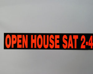 Sticker – Open House Sat 2-4 – R&B