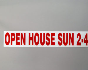 Sticker – Open House Sun 2-4 – R&W