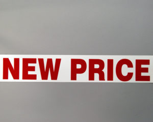 Sticker – New Price – R&W