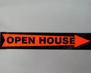 Sticker – Arrow with Open House – R&B