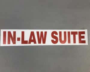Sticker – In-Law Suite – R&W