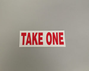 Sticker – Take One – R&W