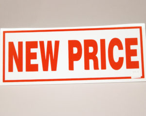 Sign Clip – New Price – Small