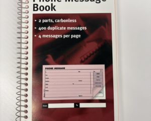 Phone Message Book