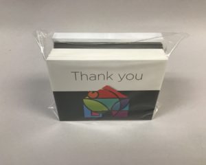 Greeting Card – Thank you – 25/pk