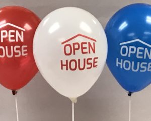 Open House Balloons – (Red, White, and Blue)