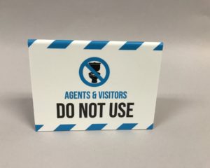 Toilet Notice – Display Sign