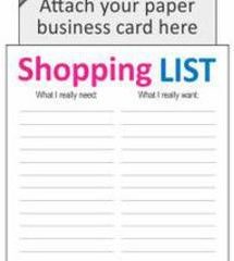 Notepad – Shopping List