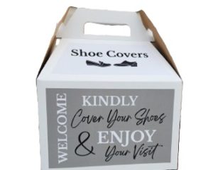 Shoe Covers with Decorative Box