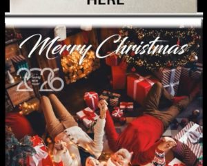 2026 Calendar Magnet – Merry Christmas