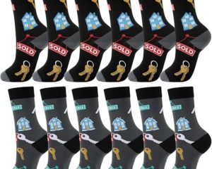 Real Estate Agent Socks – Men’s