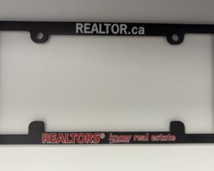REALTOR® License Plate Cover