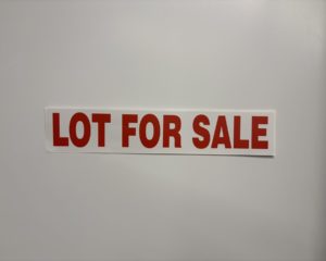 Sticker – Lot For Sale – R&W
