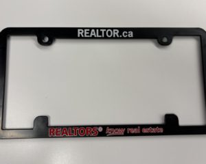 REALTOR® License Plate Cover
