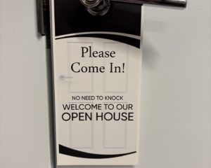 Door Hanger – Please Come In/Thank you for Showing!