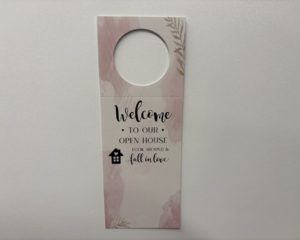 Water Bottle Tag for Open House